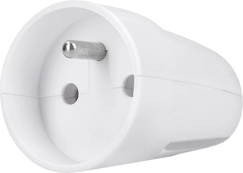 Solight ίσιο φις (βύσμα) IP20 λευκό - 1 τεμάχιο