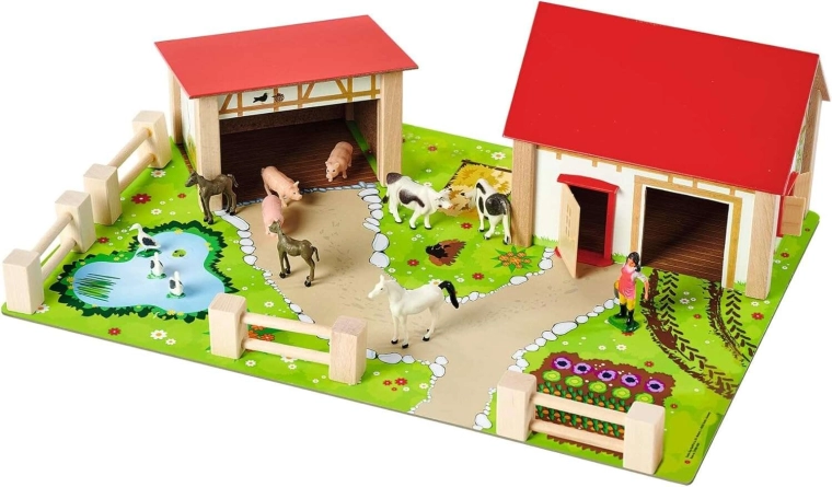 Ρεαλιστική ξύλινη φάρμα για ατελείωτο παιχνίδι
