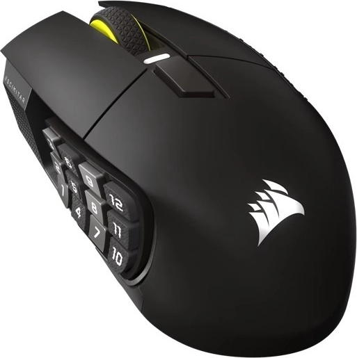 Corsair scimitar elite wireless se gaming ασύρματο ποντίκι gun metal 33 000 dpi