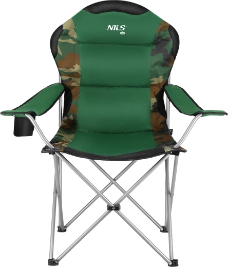 Πτυσσόμενη καρέκλα κάμπινγκ NILS Camp camo