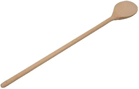 Ξύλινη στρογγυλή κουτάλα 25 cm