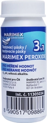 Marimex δοκιμαστικές ταινίες για υπεροξείδιο 3σε1 (25 τεμ.)