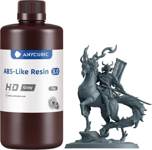 Ρητίνη Anycubic ABS-Like Resin 3.0 γκρι - 1 τεμάχιο