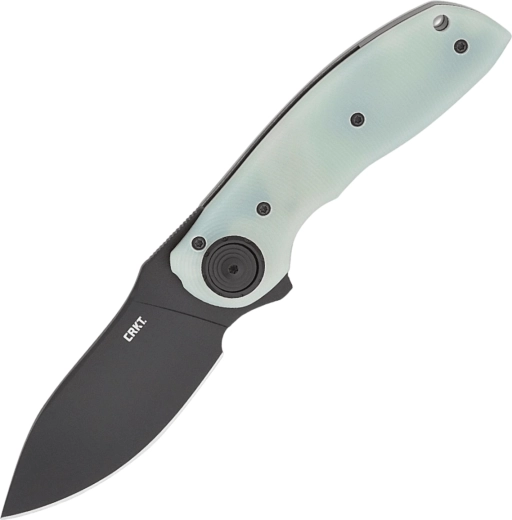 Πτυσσόμενο μαχαίρι CRKT Bot Deadbolt Natural, 7,6 cm, μαύρη λεπίδα, νεφρίτινο G10