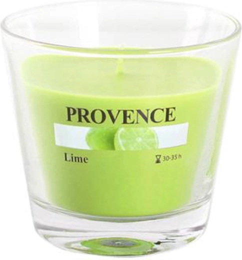 Αρωματικό κερί σε γυαλί PROVENCE λάιμ 35 ώρες