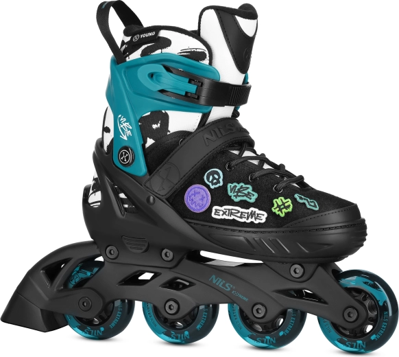 Inline πατίνια NILS Extreme Vibe – Τιρκουάζ