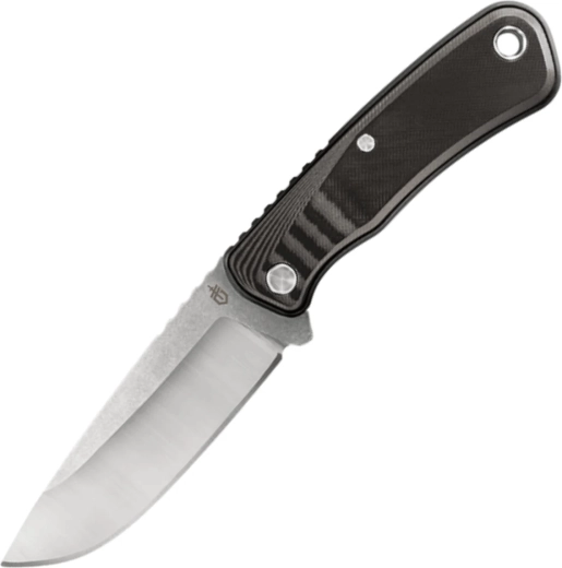 Gerber Downwind fixed DP μαύρο υπαίθριο μαχαίρι 10,8 cm μαύρο-γκρι