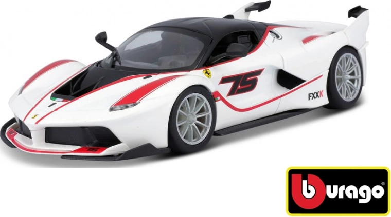 Bburago Ferrari Racing FXX K λευκό μοντέλο 1:24