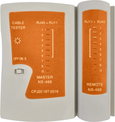 Tester RJ45/RJ11 με ένδειξη LED