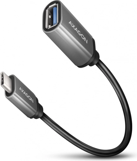 AXAGON RUCM-AFAC καλωδιακός αντάπτορας USB-C σε USB-A, 0,2 m, 3 A, αλουμινένια άκρα