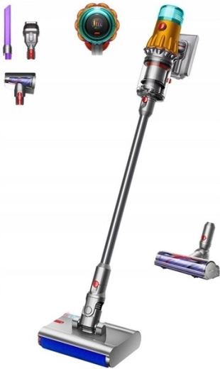 Dyson V12s Detect Slim Submarine ασύρματη σκουπάκι χειρός (stick) κίτρινο/νίκελ