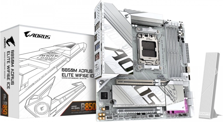 Gigabyte AORUS B850M elite WiFi 6E ICE μητρική πλακέτα mATX (AM5)