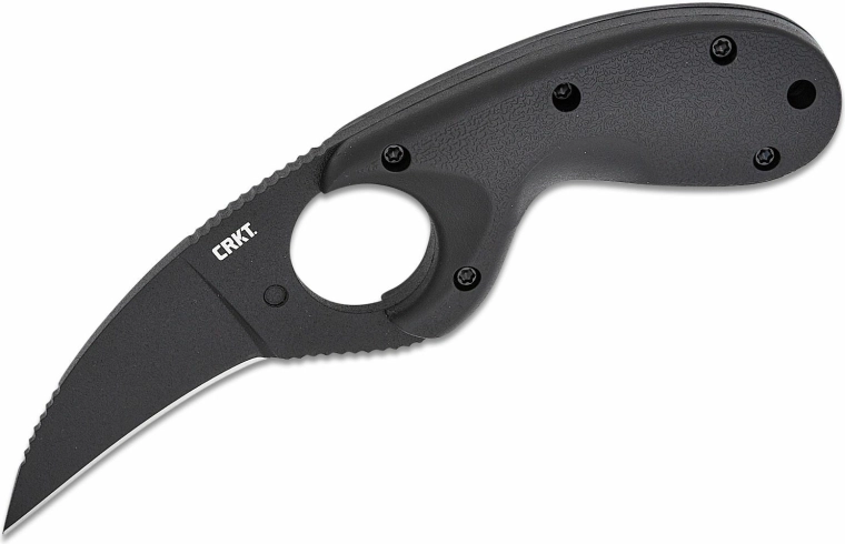 CRKT Bear Claw Black συμπαγές υπαίθριο μαχαίρι με θήκη