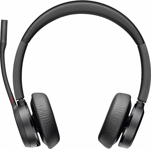Poly Voyager 4320 με πιστοποίηση Microsoft Teams, βάση φόρτισης και προσαρμογέα USB