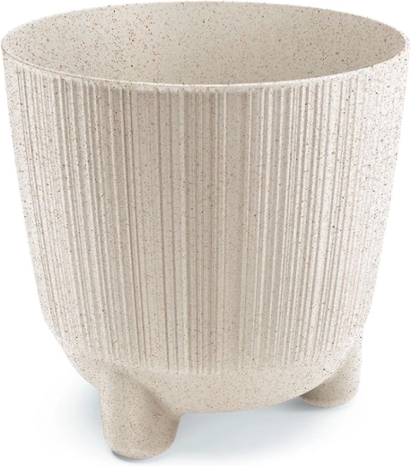Γλάστρα RYFO ECO WOOD 19,5 cm λευκή