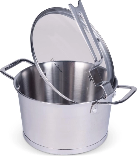 Lamart ανοξείδωτη κατσαρόλα με καπάκι Conic 18 cm, 2,4 l