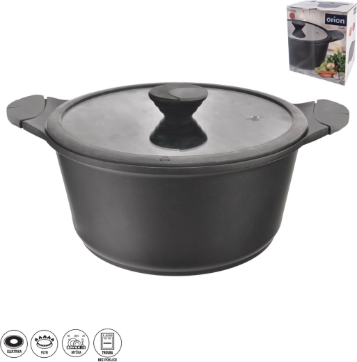 Κατσαρόλα GALI 7 l με γυάλινο καπάκι