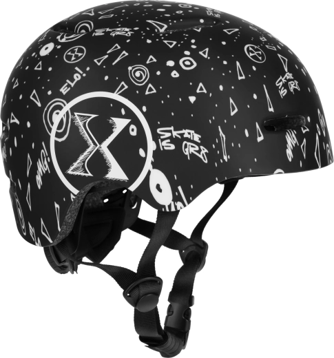 Ποδηλατικό και skate κράνος NILS Extreme MT311 μαύρο