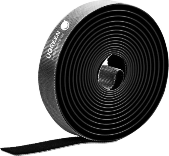 UGREEN LP124 οργανωτής καλωδίων – ταινία velcro 2 m μαύρη