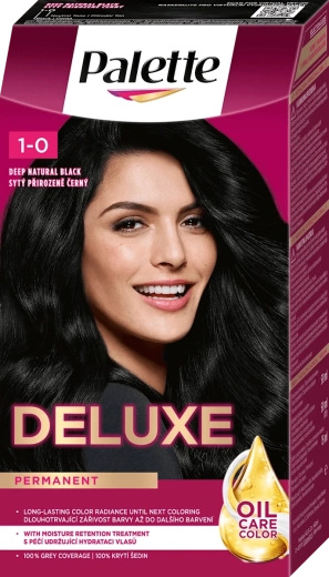 Palette Deluxe 1-0 έντονα φυσικό μαύρο 50 ml