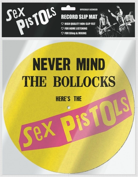 Υπόστρωμα πικάπ με μοτίβο Sex Pistols