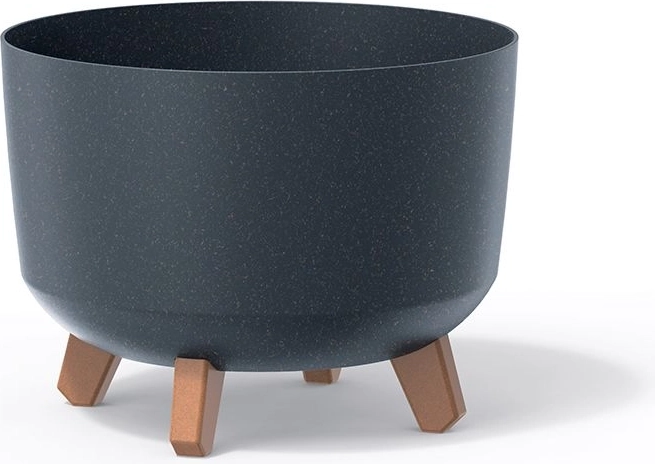 Γλάστρα Gracia Standard Eco Wood 33,9 cm ανθρακί