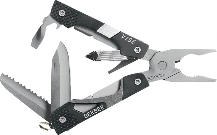 Πολυεργαλείο Gerber Vise Pocket Tool, μαύρο, 10 λειτουργίες