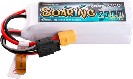 Gens Ace G‑Tech Soaring 2700 mAh 14,8 V 30C 4S LiPo με σύνδεσμο XT60
