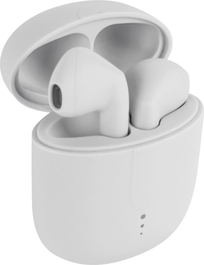 Setty TWS-0 ασύρματα ακουστικά Bluetooth με θήκη φόρτισης, λευκά