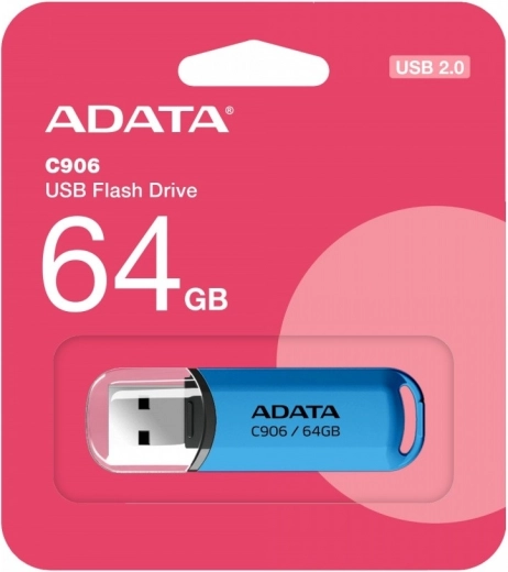 Pendrive ADATA Classic C906 64GB USB2.0 μπλε