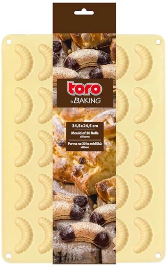 Φόρμα σιλικόνης για βανιλάτα κρουασανάκια TORO, 30 τεμ.