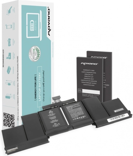 Μπαταρία Movano A1618 για MacBook Pro 15 Retina A1398 (2015)