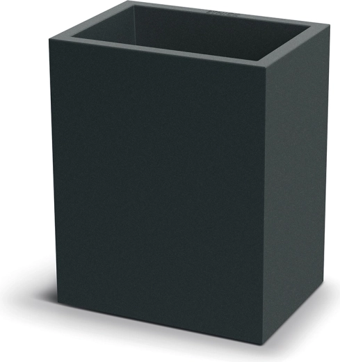 Γλάστρα Cubla Case ψηλή 36 cm – σκούρο γκρι