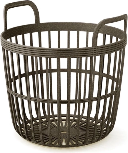 Καλάθι με χερούλια Zoe Basket Eco Wood 41,9 cm – καφέ