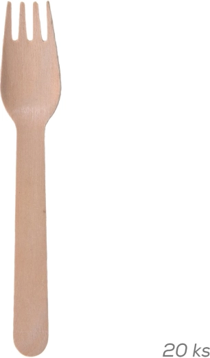 Ξύλινο πιρούνι Nature 15,5 cm (20 τεμ.)