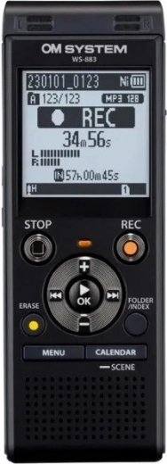 Ψηφιακός дикτογράφος OM SYSTEM WS-883 8 GB