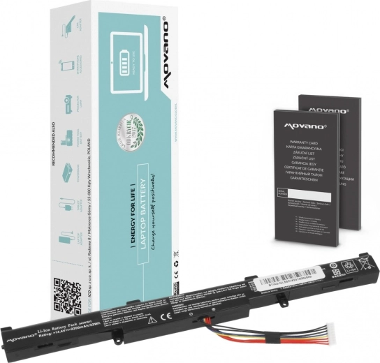 Μπαταρία Movano A41N1611 για Asus ROG GL553 και GL753V 2200 mAh (32 Wh)