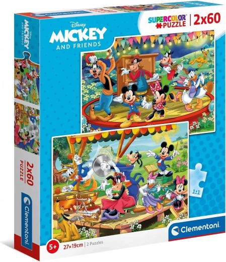 Παζλ 2×60 τεμάχια – MICKEY ΚΑΙ ΦΙΛΟΙ