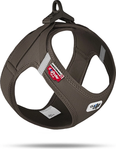 Επιστήθιο Curli για σκύλους Air-Mesh καφέ, μέγεθος S (4–7 kg)