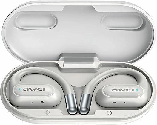 Ασύρματα ακουστικά Bluetooth 5.4 σε λευκό χρώμα