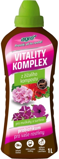 Agro Vitality Komplex για γεράνια και σουρφίνιες – προβιοτικό 1 l