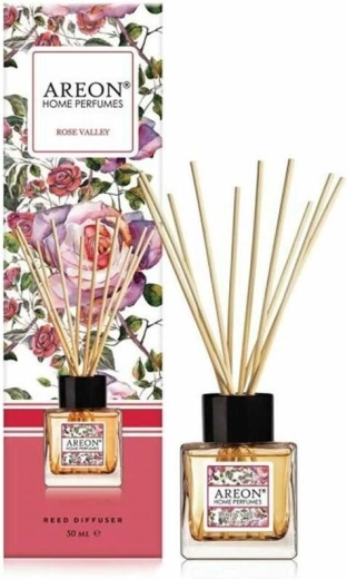 Areon AH αρωματικός διαχυτής με στικ Rose Valley 50 ml