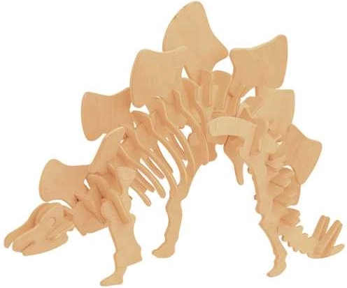 Woodcraft ξύλινο 3D παζλ Στεγόσαυρος