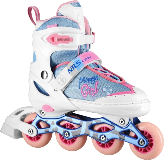 Inline πατίνια NILS Extreme Princess – Λευκό (707526-1)