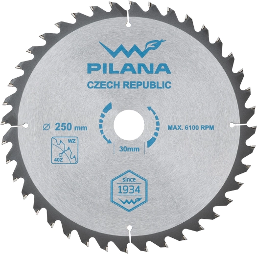 Δίσκος πριονιού PILANA SK 5255 WZ 250 mm, 40 δόντια
