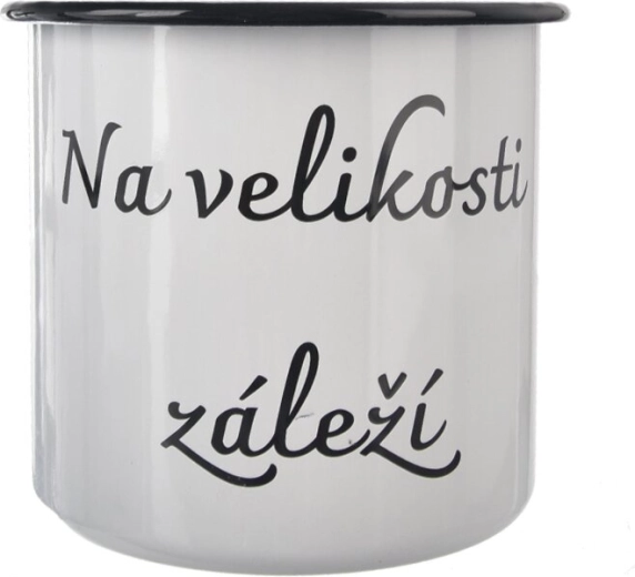 Εμαγιέ κούπα λευκή 1 l