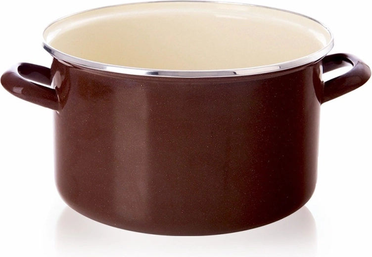 Εμαγιέ κατσαρόλα Brown 22 cm, 4 l Orion