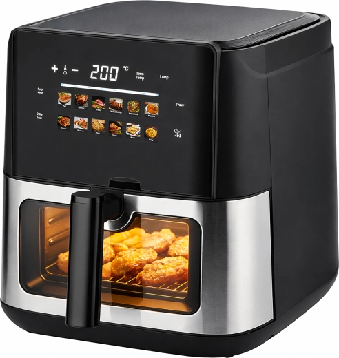 Φριτέζα θερμού αέρα air fryer 8 l 1700 W με 12 προγράμματα