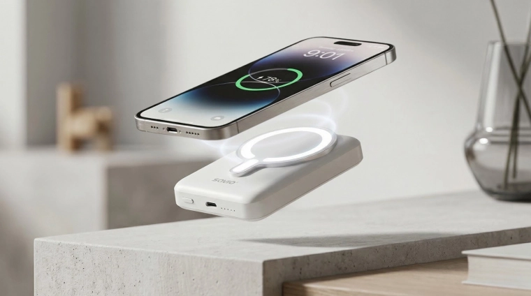 Ασύρματο Qi έως 15 W και γρήγορο USB‑C PD
