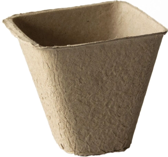 Χάρτινες γλάστρες μίας χρήσης 8 × 8 × 8 cm (18 τεμ.)